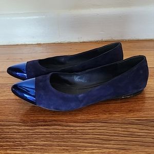 Blue shoes, size 6.5